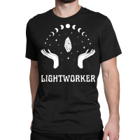 Moon Phase Energy Healer Lightworker New Age Reiki T Shirt Classic T-shirt | Artistshot