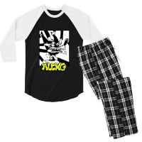 Men Alex G Pamperedscoop Retro Wave Men's 3/4 Sleeve Pajama Set | Artistshot