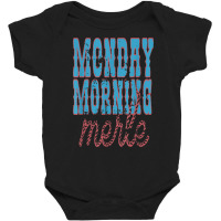 Funny Monday Morning Merle Distressed Vintage Retro T Shirt Baby Bodysuit | Artistshot