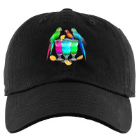 Womens Parrots Drinking Margarita Tropical Birds Vacation Hawaiian V N Kids Cap | Artistshot