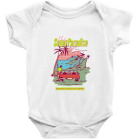 16 Bit Super Paradise Baby Bodysuit | Artistshot