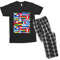 Flags Of Latin America Men's T-shirt Pajama Set | Artistshot