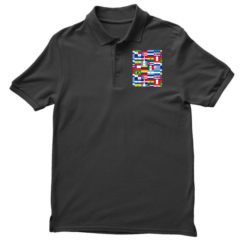 Flags Of Latin America Men's Polo Shirt by NicholasRoberson | Artistshot