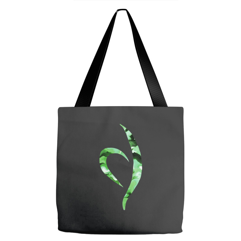 Green Marbled Neda Symbol Tote Bags | Artistshot