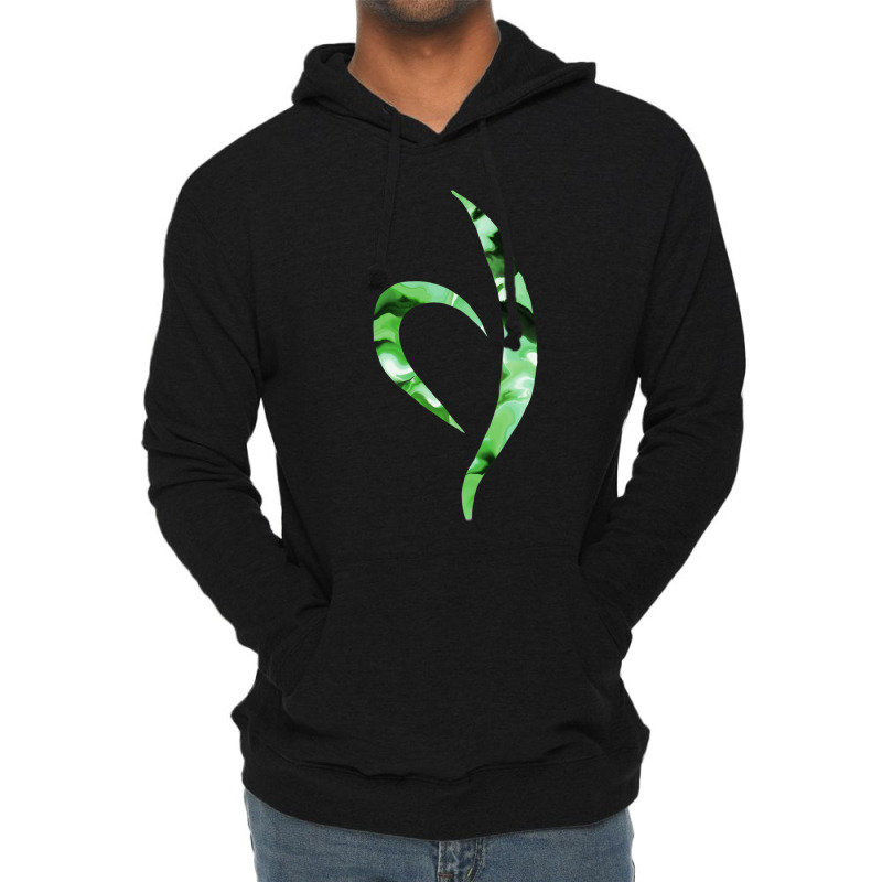 Green Marbled Neda Symbol Lightweight Hoodie | Artistshot