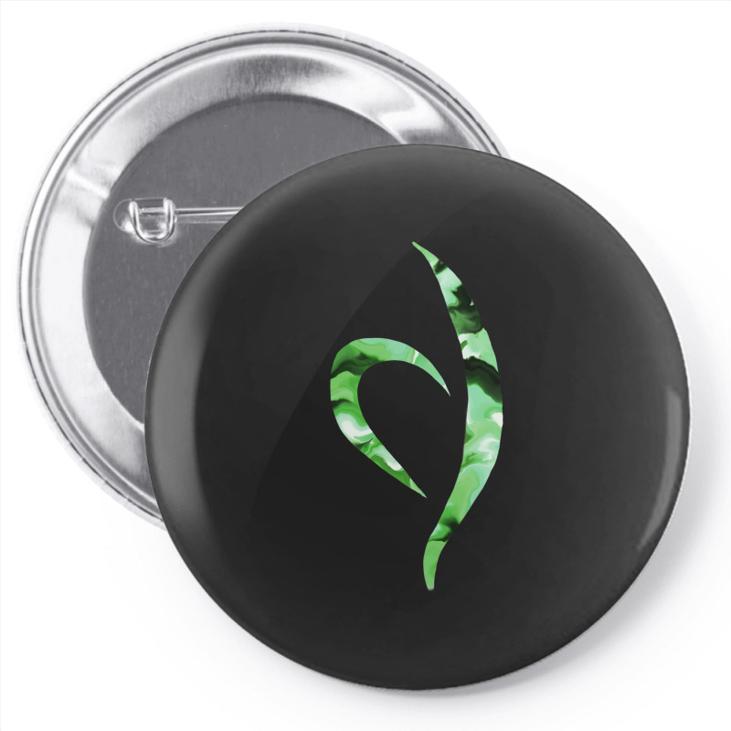 Green Marbled Neda Symbol Pin-back Button | Artistshot