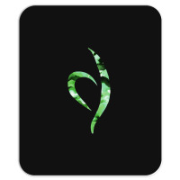 Green Marbled Neda Symbol Mousepad | Artistshot