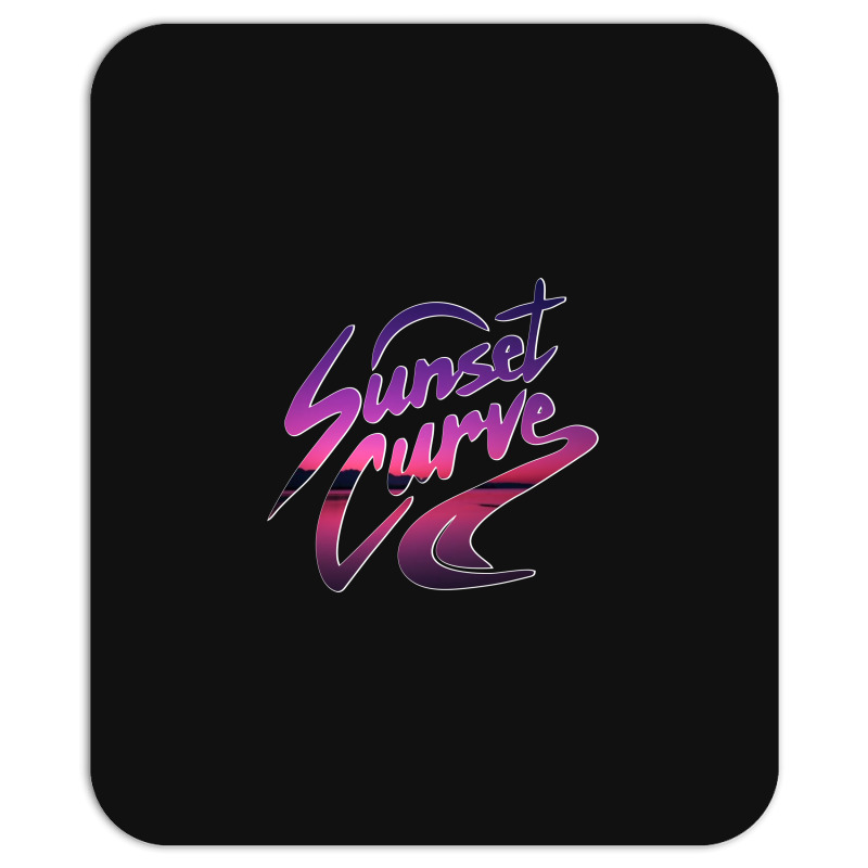 Awesome Sunset Curve Design Mousepad | Artistshot