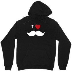 I Love Mustache Unisex Hoodie | Artistshot