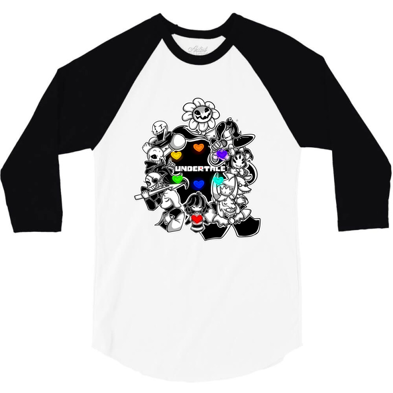 Undertale Flowey 3/4 Sleeve Shirt | Artistshot