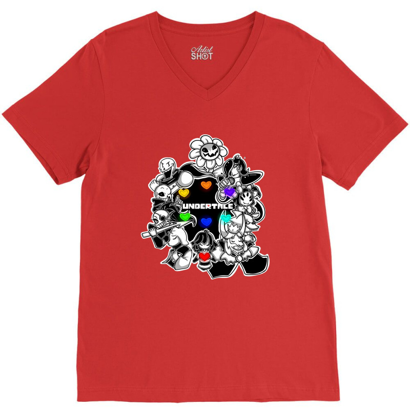 Undertale Flowey V-neck Tee | Artistshot