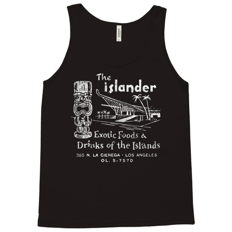 Tiki Bar The Islander Hawaiian Style Vintage Americana Tank Top by Min02 | Artistshot