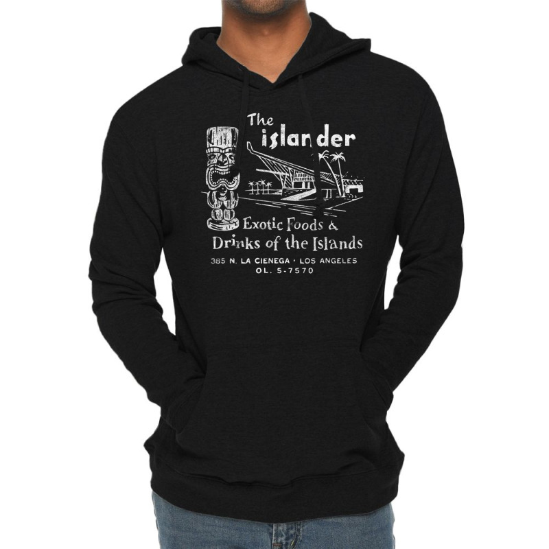 Tiki Bar The Islander Hawaiian Style Vintage Americana Lightweight Hoodie by Min02 | Artistshot