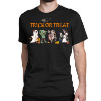 Funny Trick Or Treat Halloween Retro Monster Kids Costume Classic T-shirt | Artistshot