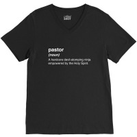 Pastor Definition V-neck Tee | Artistshot