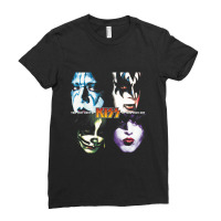 Kiss 2002 The Very Best Of Kiss Ladies Fitted T-shirt | Artistshot