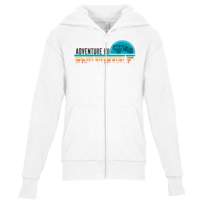 Treetops In The Sun 4-runner Overland Youth Zipper Hoodie by Min02 | Artistshot