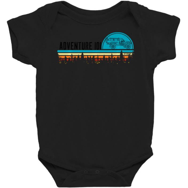 Treetops In The Sun 4-runner Overland Baby Bodysuit by Min02 | Artistshot