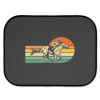 Horse Racing Retro Sunset Rear Car Mat | Artistshot