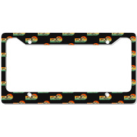 Horse Racing Retro Sunset License Plate Frame | Artistshot