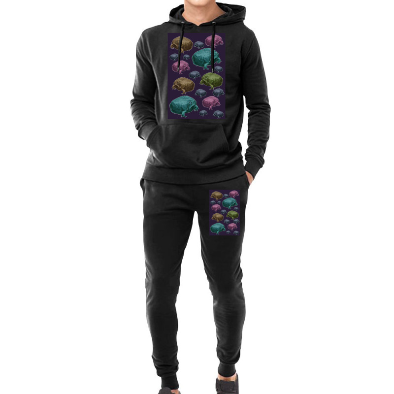 Rain Frog Wallpaper Premium Scoop Hoodie & Jogger Set | Artistshot