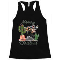 Rodeo Bucking Horse Western Cactus Cowboy Christmas Matching Racerback Tank | Artistshot