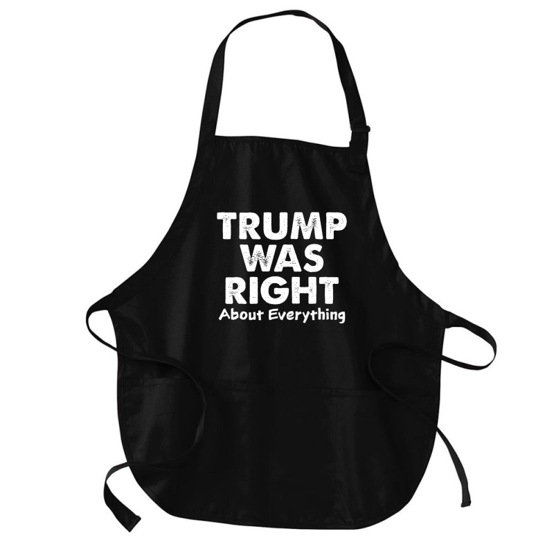 Trump Supporter Design, Trump Was Right, Pro America Women Medium-length Apron | Artistshot