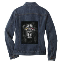 Galatasaray Aslan Ladies Denim Jacket | Artistshot