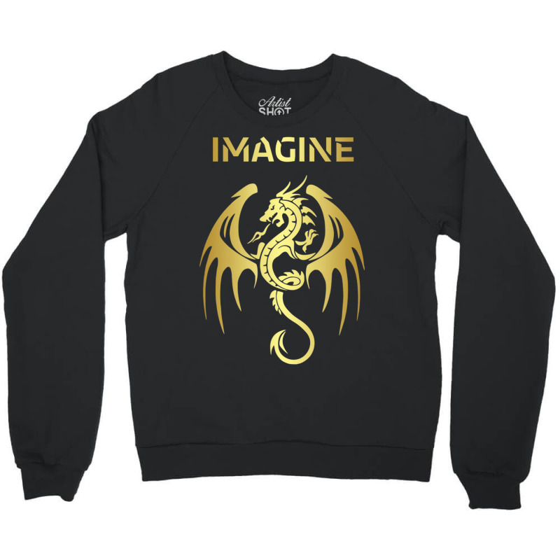 Fantasy Dragon Tattoo Style Crewneck Sweatshirt by cm-arts | Artistshot