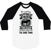 Riding   Can't Buy Happiness But Ride Friesian Horse T Shirt 3/4 Sleeve Shirt | Artistshot