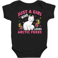 Arctic Fox Animal Lover Just A Girl Who Loves Arctic Foxes Premium T S Baby Bodysuit | Artistshot