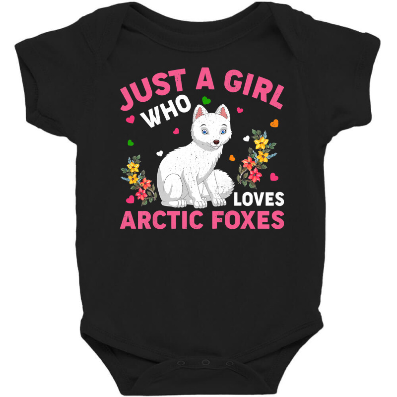 Arctic Fox Animal Lover Just A Girl Who Loves Arctic Foxes Premium T S Baby Bodysuit by pipanegocu | Artistshot