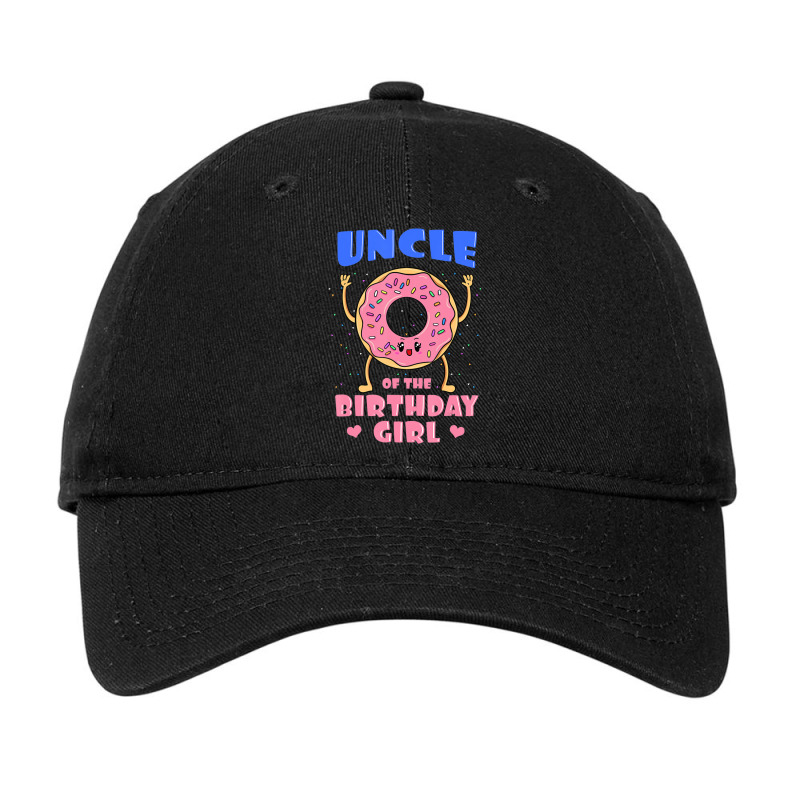 Uncle Of The Birthday Girl Donut Bday Party Tio Granduncle Adjustable Cap | Artistshot