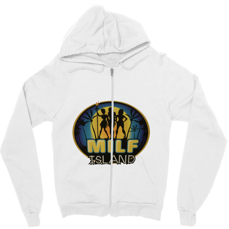 Milf Island 30 Rock Tv Show Zipper Hoodie by waynejulieta | Artistshot