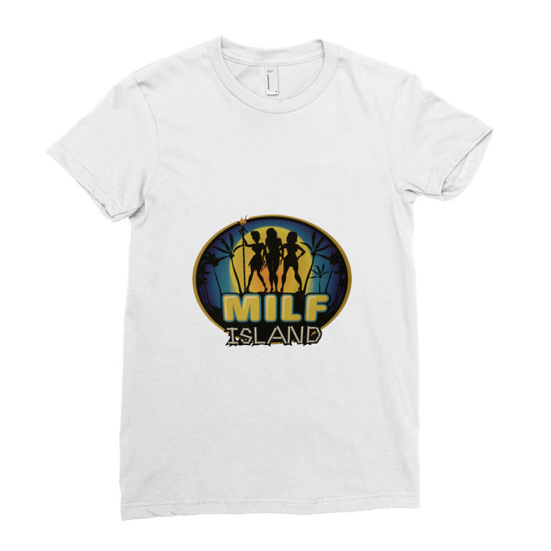 Milf Island 30 Rock Tv Show Ladies Fitted T-Shirt by waynejulieta | Artistshot