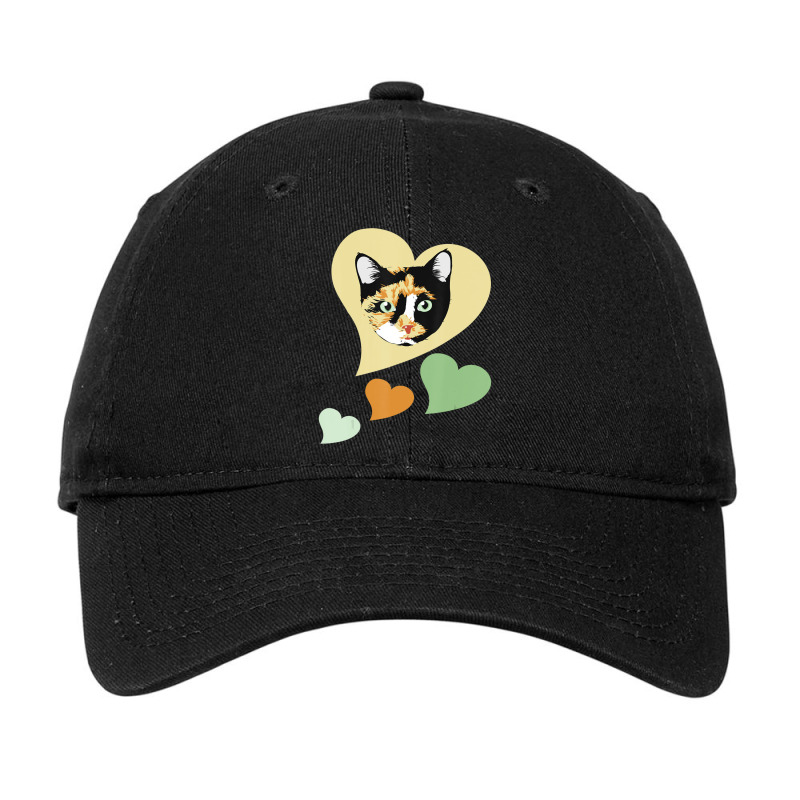 Calico Ca I Love My Calico Cats For Cat Lover Adjustable Cap | Artistshot