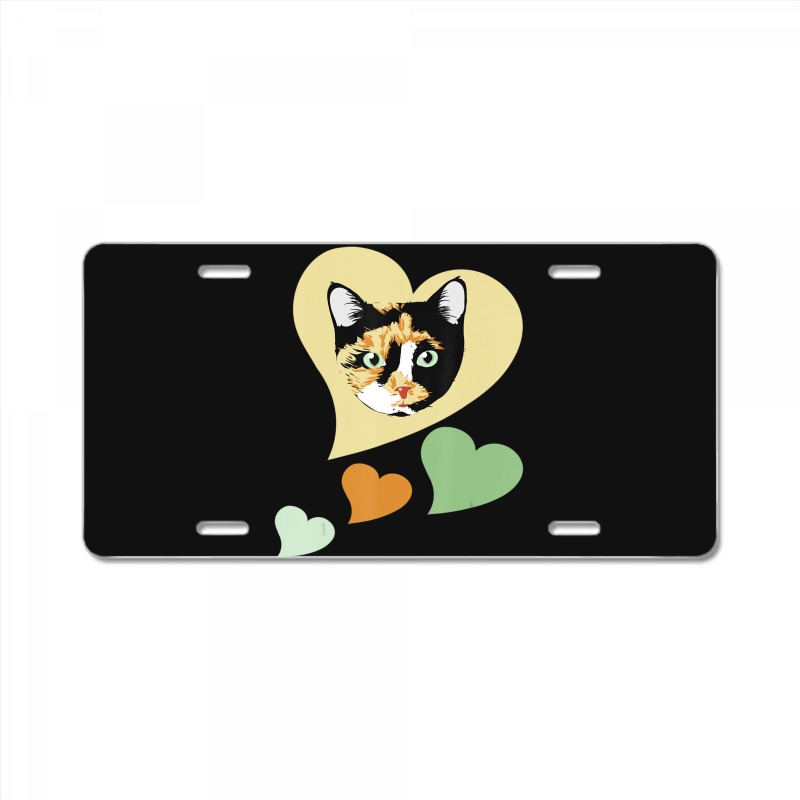 Calico Ca I Love My Calico Cats For Cat Lover License Plate | Artistshot