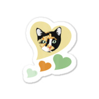 Calico Ca I Love My Calico Cats For Cat Lover Sticker | Artistshot