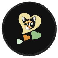 Calico Ca I Love My Calico Cats For Cat Lover Round Patch | Artistshot