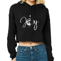 Christian Christmas Joy Jesus Nativity Scene Faith Cropped Hoodie | Artistshot