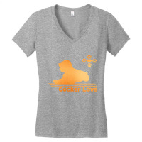 Silhouette Di Cocker Spaniel Women's V-neck T-shirt | Artistshot