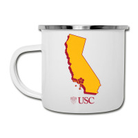 Usc University Of Southern California State Map Camper Cup | Artistshot