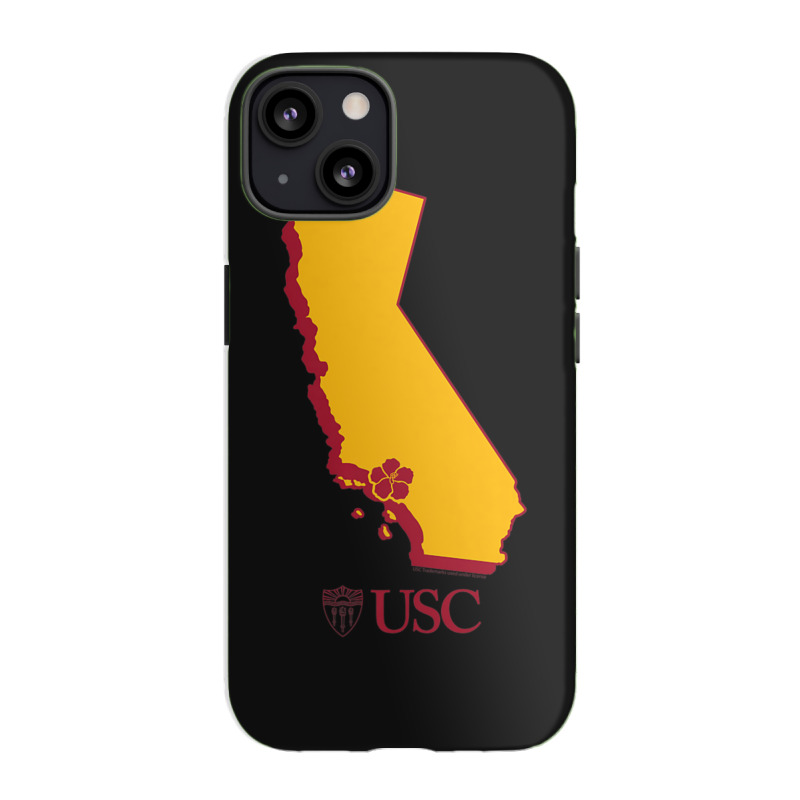 Usc University Of Southern California State Map Iphone 13 Case | Artistshot