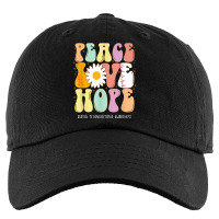 Peace Love Hope Ataxia Telangiectasia Awareness Gift T Shirt Kids Cap | Artistshot