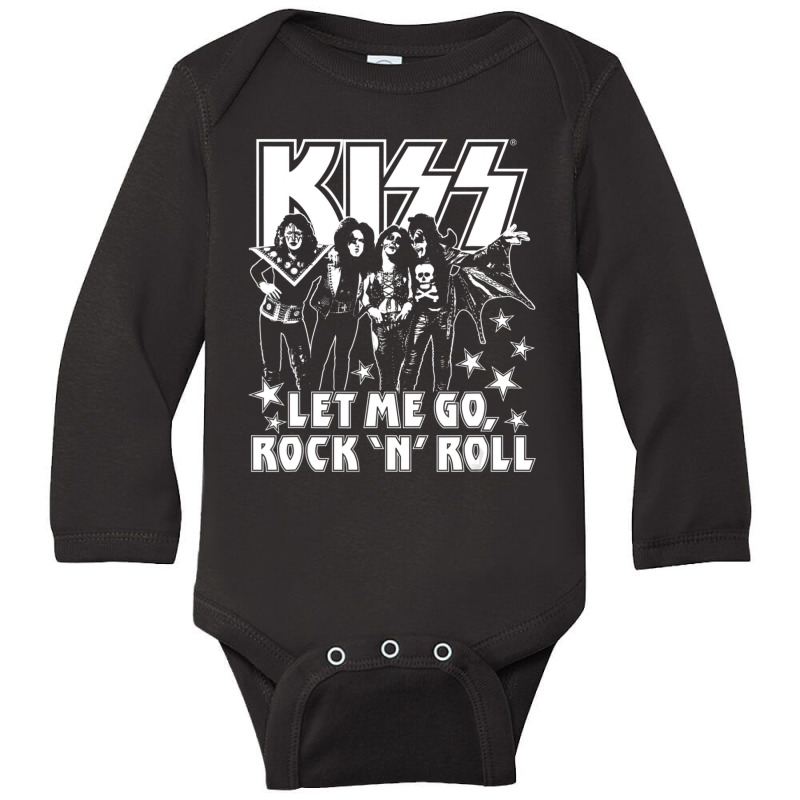 Kiss Let Me Go Long Sleeve Baby Bodysuit by cm-arts | Artistshot