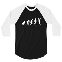 Trumpet Evolution Of Mansilhouette 3/4 Sleeve Shirt | Artistshot