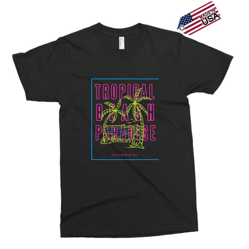 Tropical Paradise Love Exclusive T-shirt by lullabellelaart | Artistshot