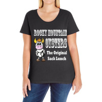 Humorous Rocky Mountain Oysters Ladies Curvy T-shirt | Artistshot