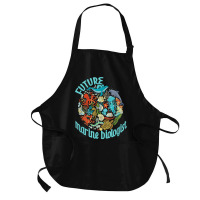 Future Marine Biologist Ocean Life Drawing Whale Octopus Medium-length Apron | Artistshot