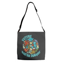 Future Marine Biologist Ocean Life Drawing Whale Octopus Adjustable Strap Totes | Artistshot